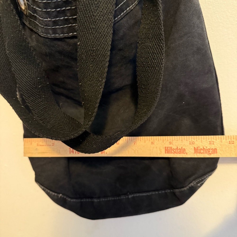 Aeropostale Black Shoulder Bag with Adjustable Strap Hand Bag - Picture 7 of 11